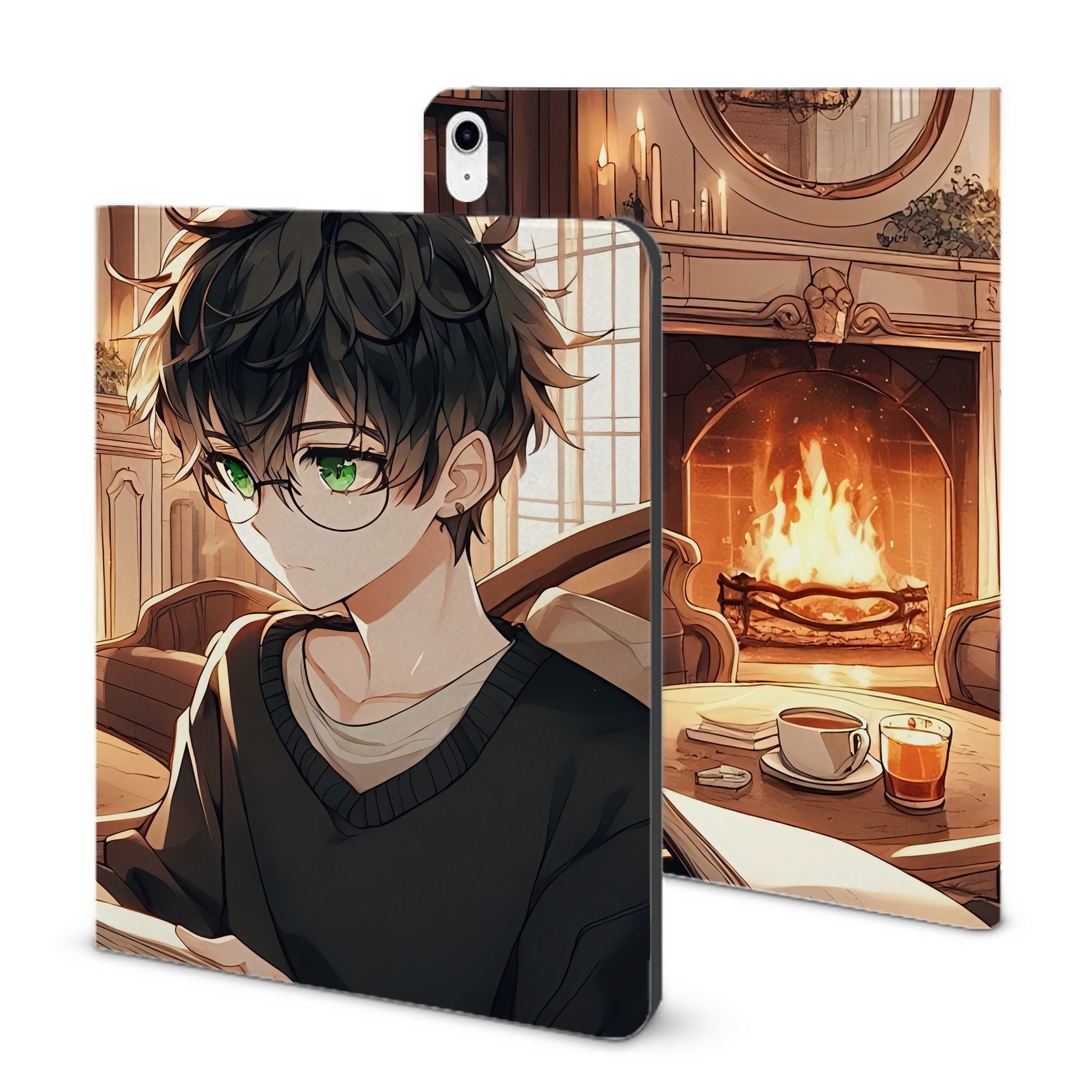 （画像用） Harry Potter ハリー・ポッターシリーズ IPad ケース ブック型 PUレザー TPU 耐衝撃 軽量 薄型 ペン収納なし 全面保護 IPad 各モデル対応